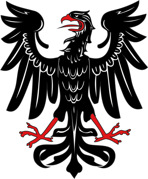 Identifyis - Flag With Black Bird (496x600), Png Download