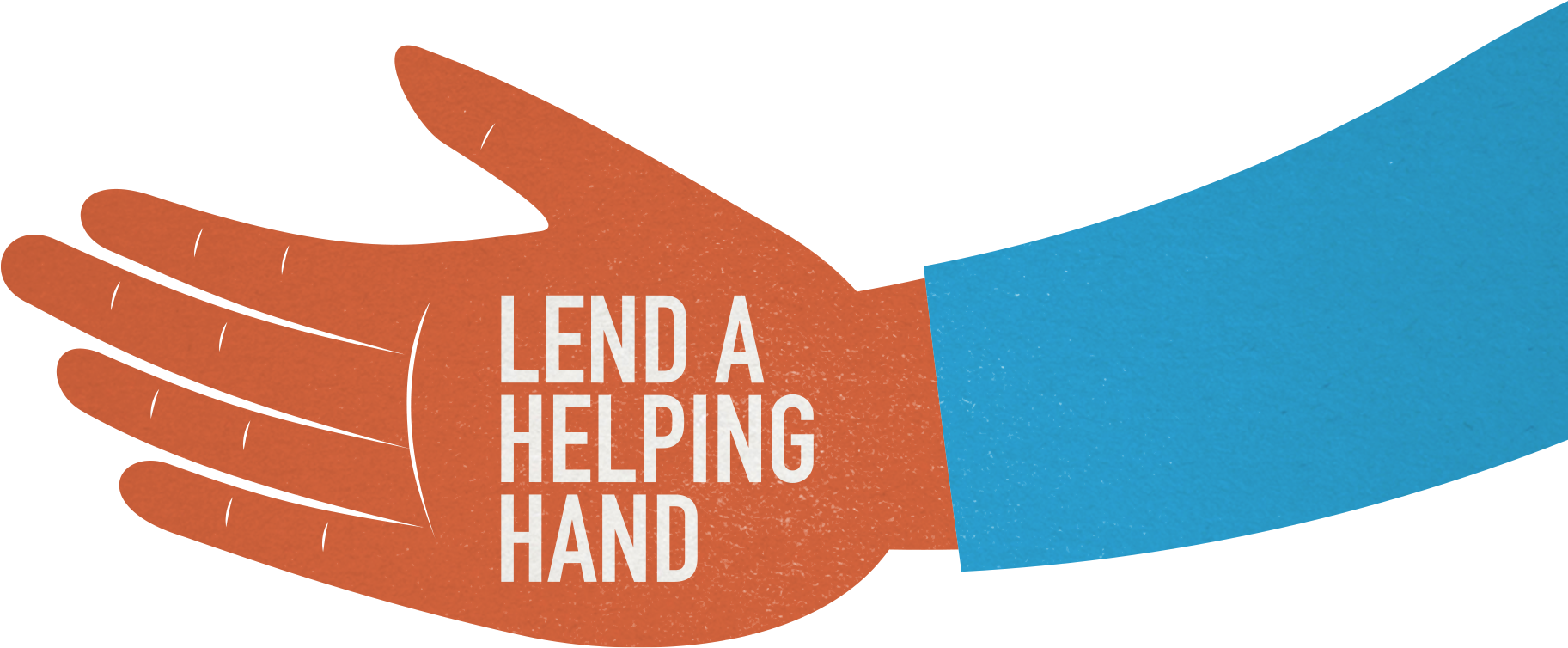 Lend A Helping Hand Png Transparent Lend A Helping - Portable Network Graphics (1921x948), Png Download