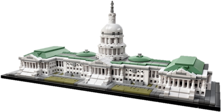 Add To Cart Add To Wishlist - Lego 21030 United States Capitol Building (798x452), Png Download