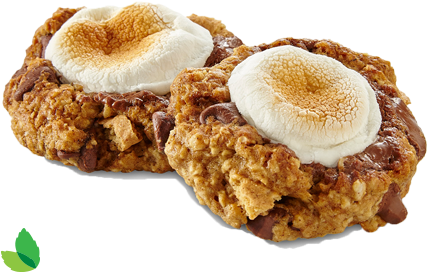 Oatmeal S'more Cookies Recipe With Truvía® Brown Sugar - Cookie (460x553), Png Download