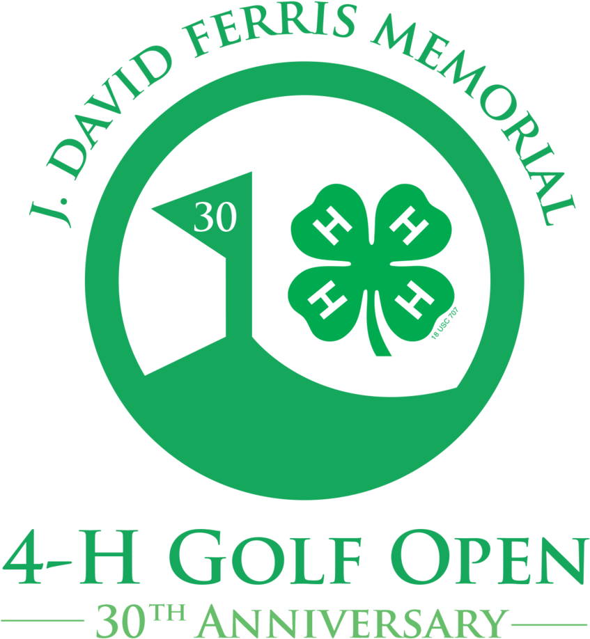 Golf Tourney 30 Logo - 4 H Clover (1000x996), Png Download