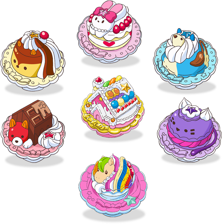 Animal Sweet - Kirakira Precure A La Mode Sweets (772x747), Png Download