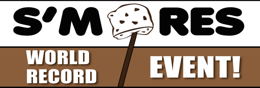 Feel S'more Love At Guinness World Record Attempt - S'more (870x297), Png Download