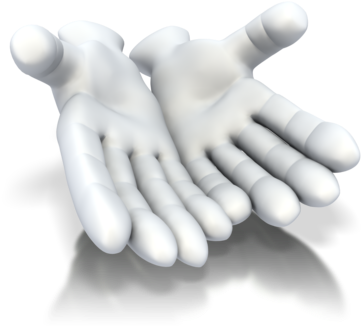 In My Experience, Givers Who Reach The 10 Percent Mark - Animated Giving Hands (400x329), Png Download