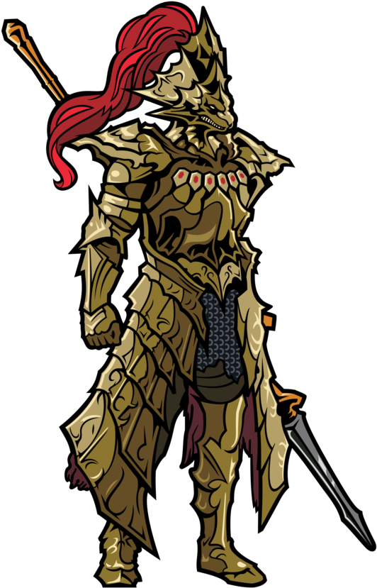 Dark Souls - Dark Souls Ornstein (585x1024), Png Download