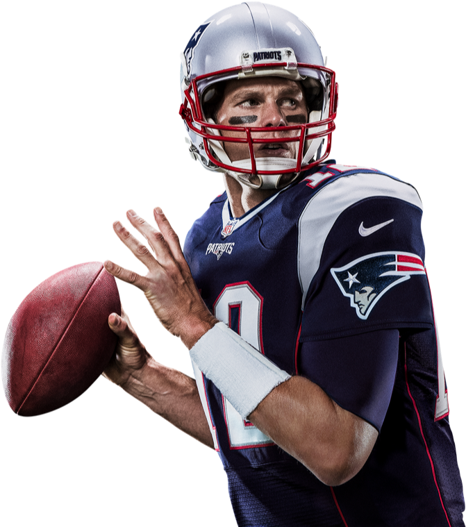 Tom Brady - Madden 18 Tom Brady (739x768), Png Download