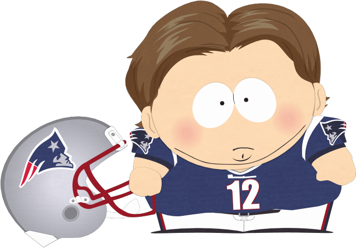 Alter Egos Tom Brady Cartman - Eric Cartman Tom Brady (711x540), Png Download
