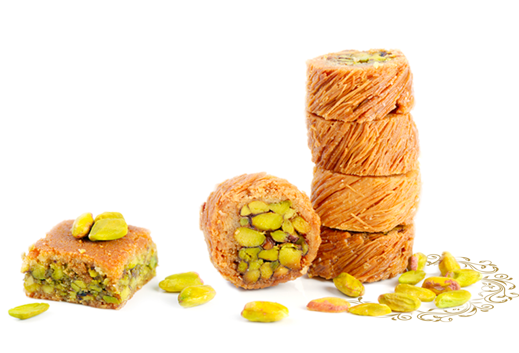 Arabic Nut Sweets (1063x781), Png Download
