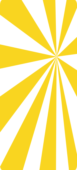 Yellow Black Sun Rays (270x589), Png Download