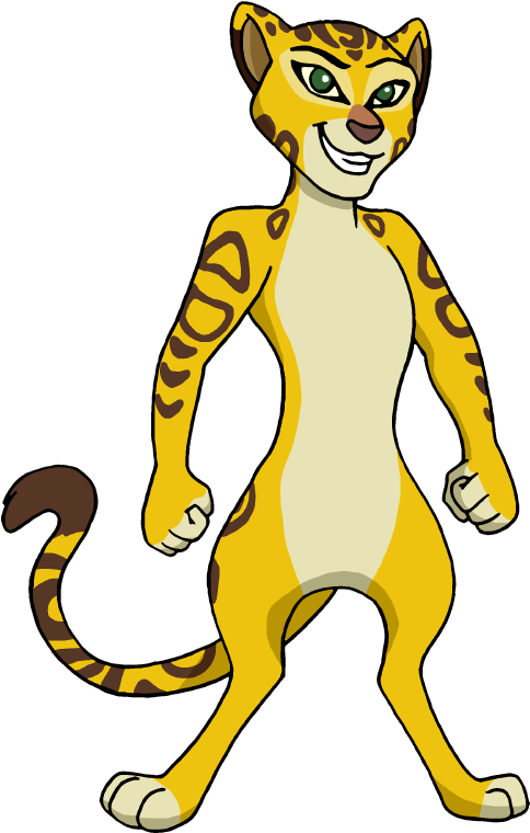 Lion King Week, Day - Lion Guard Fuli Anthro (543x810), Png Download