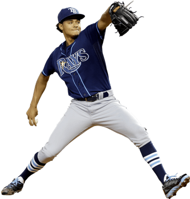 Tampa Bay Rays Player - Uniforme Mantarrayas De Tampa (400x400), Png Download
