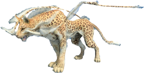 List Of Final Fantasy Xv Enemies - Coeurl (638x333), Png Download
