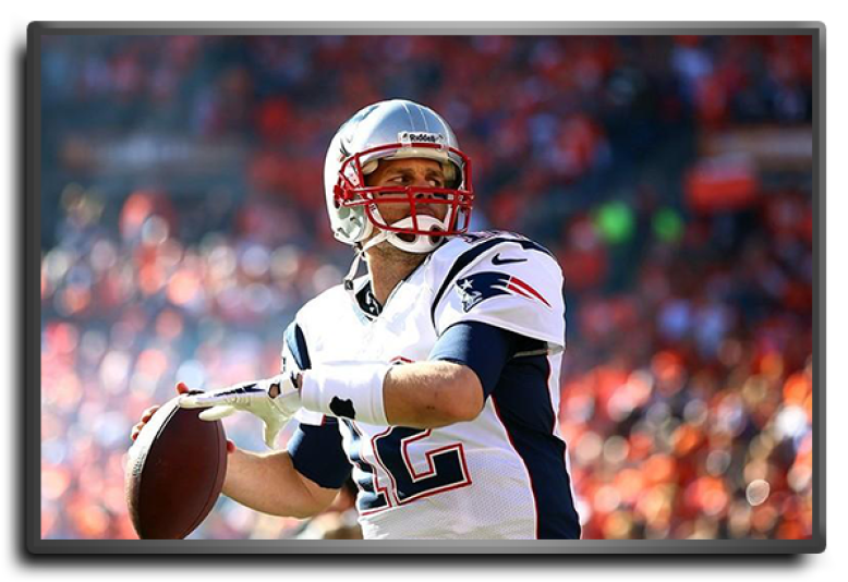 Tom Brady Is Number - Kick American Football (800x559), Png Download