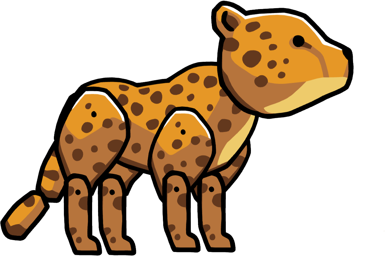Cheetah Cub Clipart At Getdrawings - Cheetah (1268x854), Png Download
