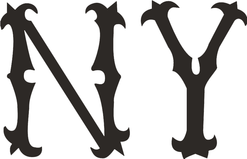 After - New York Yankees Old Logo (880x580), Png Download