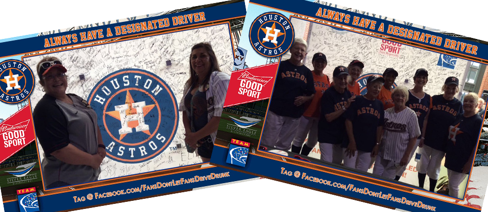 Houston Astros Fans Always Have A Designated Driver - Houston Astros Magnets 2ct (964x419), Png Download