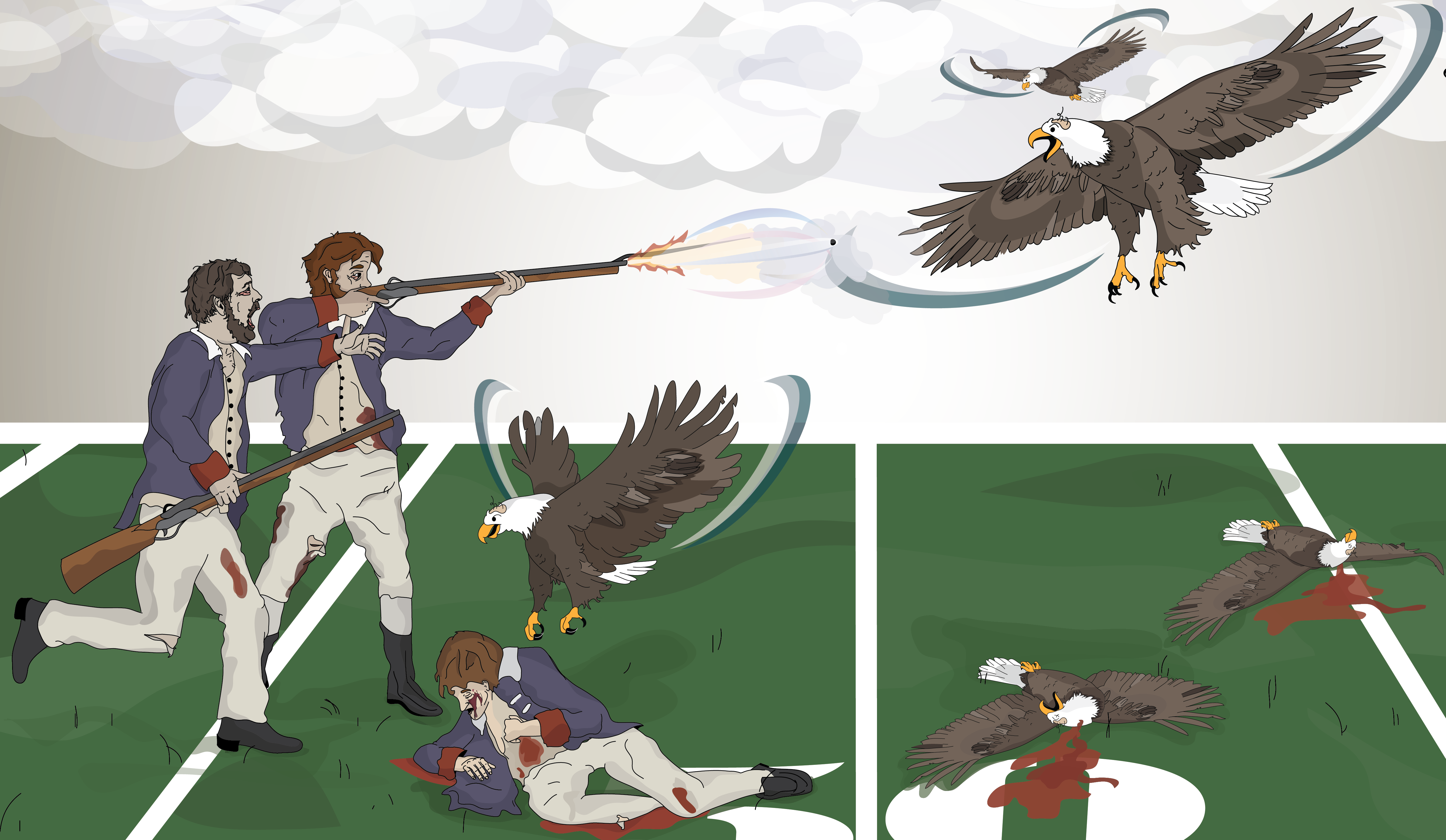 Super Bowl Lii - Illustration (5362x3118), Png Download