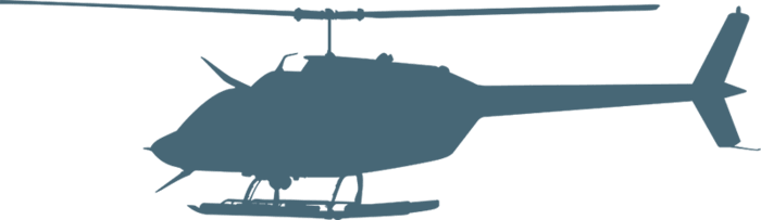 Bell - Helicoptero Bell 206 Png (700x203), Png Download