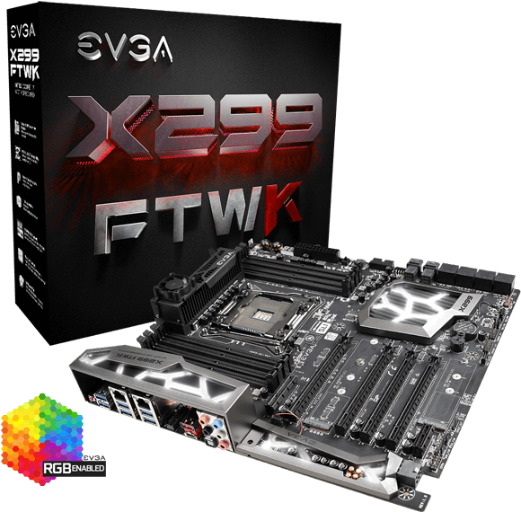 142 Sx E297 Kr - Evga X299 Ftw K (600x600), Png Download