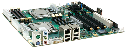 Motherboard - Micro Atx Dual Xeon Motherboard (540x228), Png Download