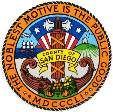 File Seal Of San Diego County California Png Wikimedia - County Of San Diego Logo (368x365), Png Download