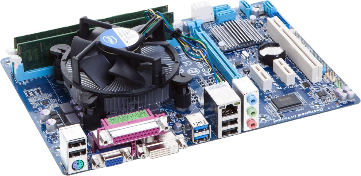 Motherboard Png Transparent Images - Gigabyte Ga M68m S2p (1176x576), Png Download