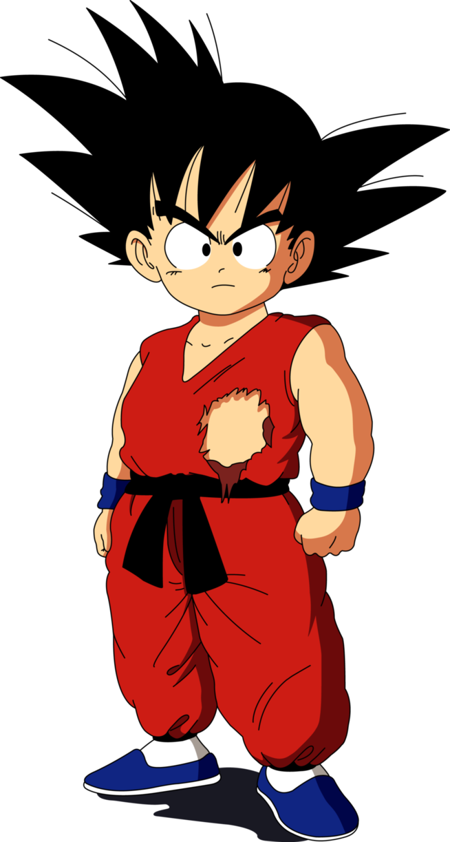 Filedragon Ball Kid Goku 8 By Dragon Ball Z Characters - Dragon Ball Small Goku (654x1223), Png Download