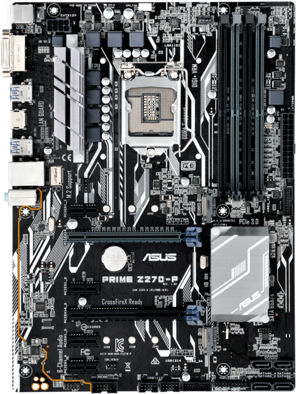 Overview - Asus Prime Z270 P (480x622), Png Download