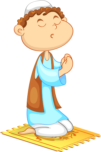 Eid Prayer Png Vectors Downloads - Eid Mubarak Images Cartoon (504x600), Png Download