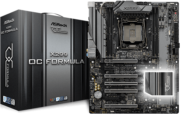 Oc Formula - Asrock X299 Oc Formula Motherboard (600x500), Png Download