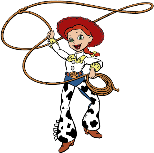 Jessie, Lasso - Jessie Toy Story Clipart (500x497), Png Download