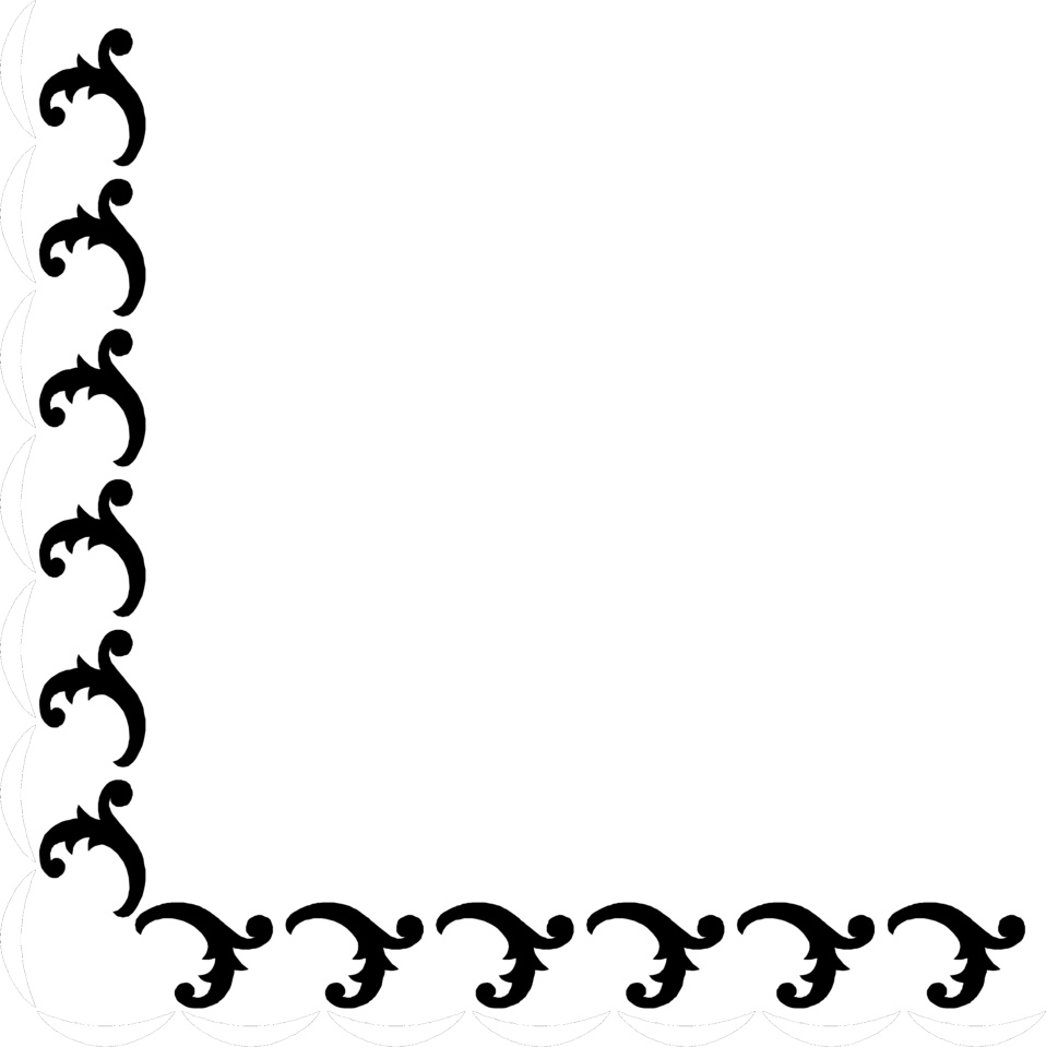 Beautiful Decorative Corner Border Designs Decorative - Corner Design Clip Art (400x401), Png Download