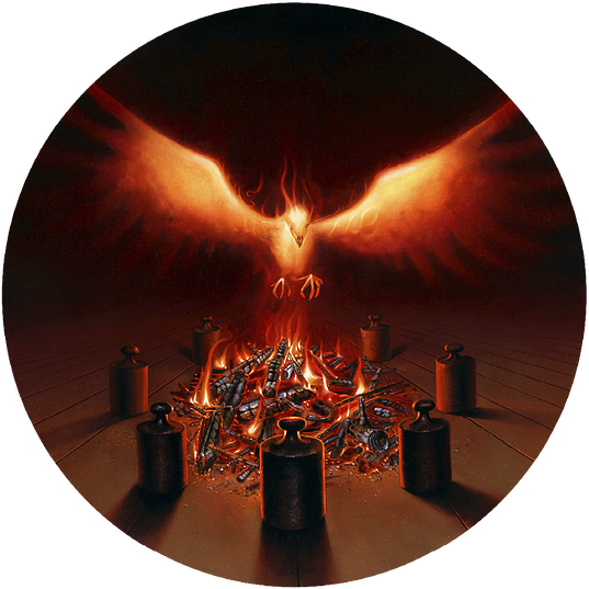 Phoenix From The Ashes By Seigfried Zademack - Phoenix (537x537), Png Download