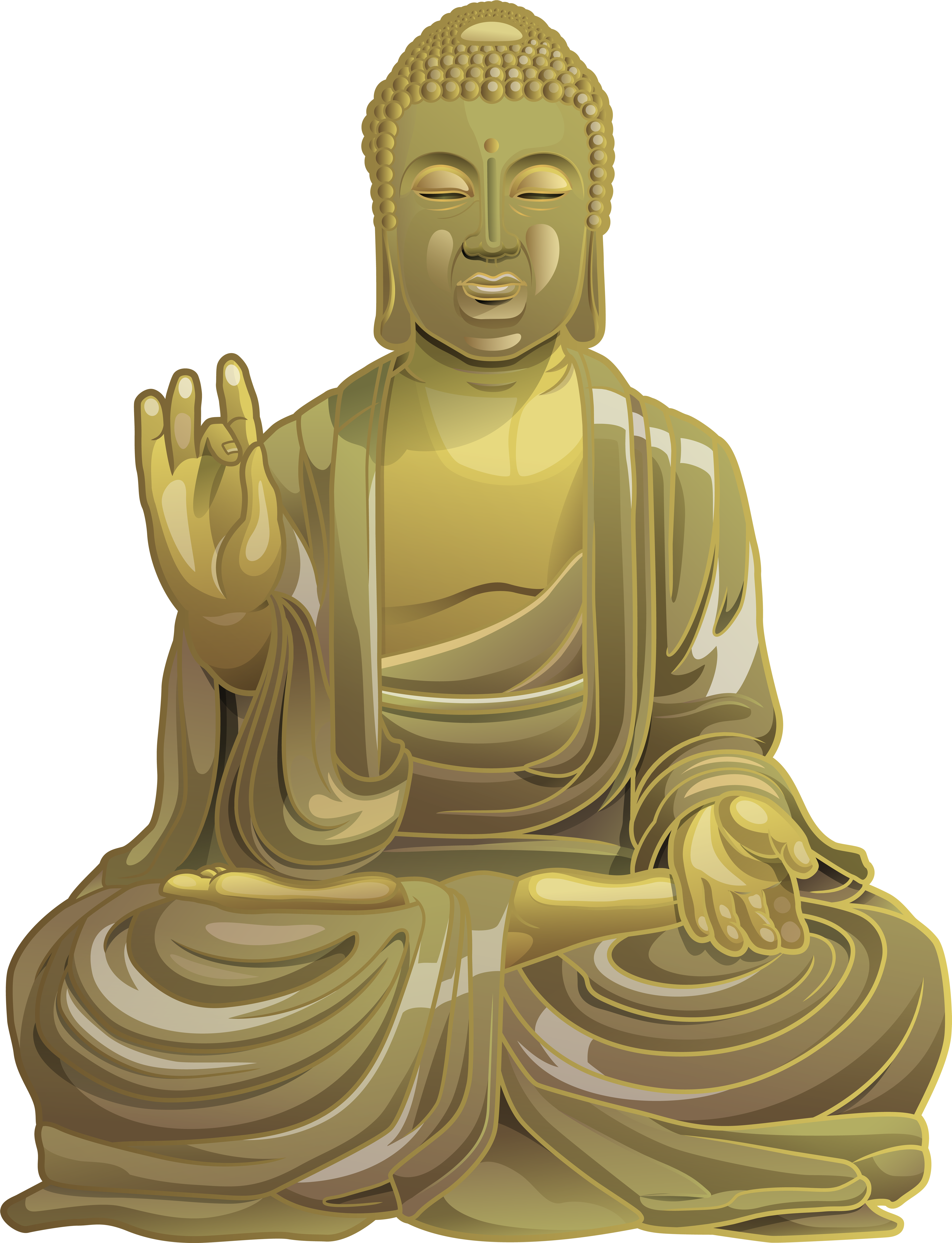 Buddha Statue Png Clip Art - Buddha Statue Png (383x500), Png Download