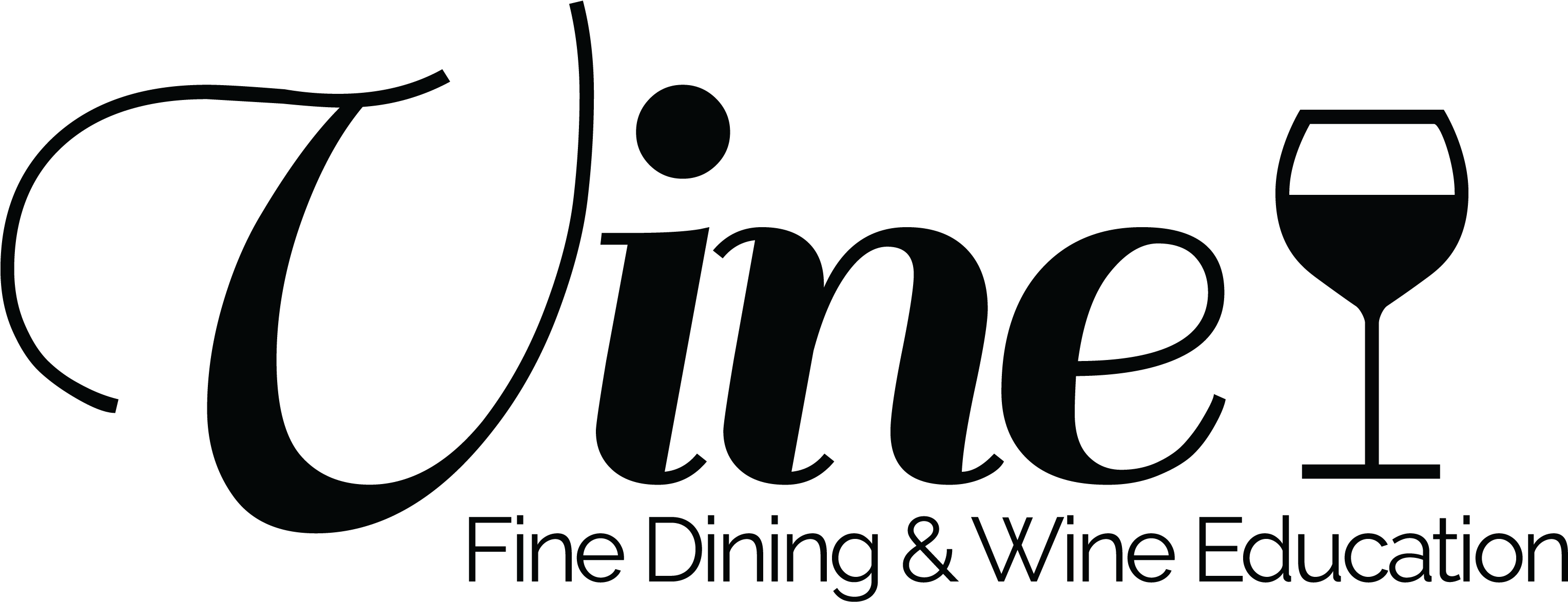 This Is A Logo I Created For A Restaurant Called Vine, - Wine (3192x1423), Png Download