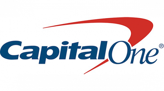 Capital One Logo - White Merchandise Bag (12"x15") Quantity(1000) (555x308), Png Download