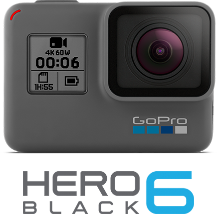 Gopro Hero6 Black - Action Camera - Mountable (435x430), Png Download