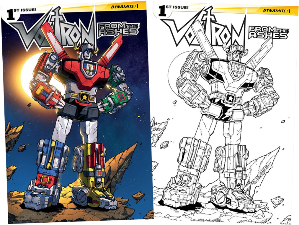 From The Ashes - Voltron (1023x1024), Png Download