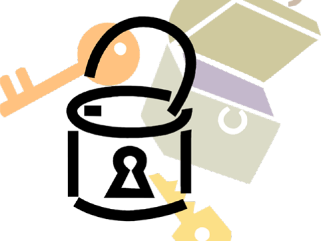 Lock Clipart Lockbox - Reputation (640x480), Png Download