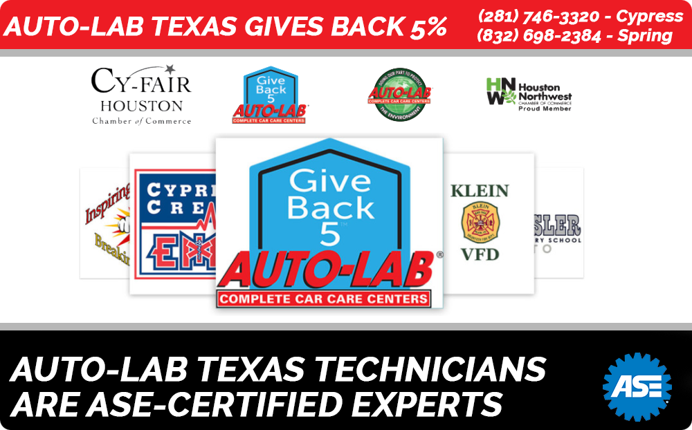 The Auto Lab Texas “give Back 5″™ Program Supports - Texas (1000x622), Png Download