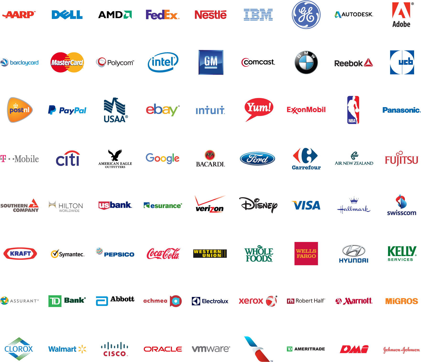 Our Partners Have Worked With Global Brands Including (1840x1580), Png Download
