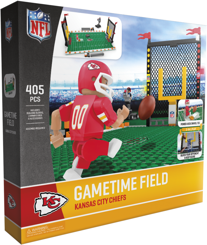 Kansas City Chiefs Gametime Field Set By Oyo (1024x1024), Png Download