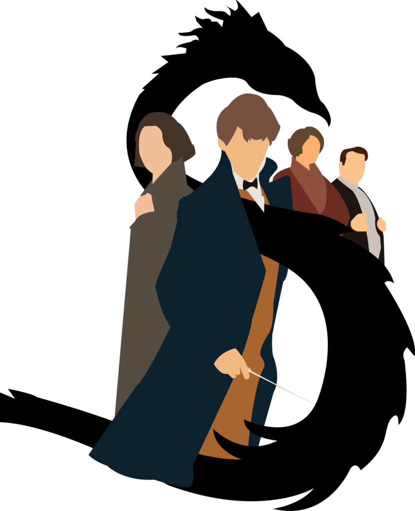 Mitchell Paddy/staff Illustrator - Fantastic Beasts And Where To Find Them Clipart (831x1024), Png Download