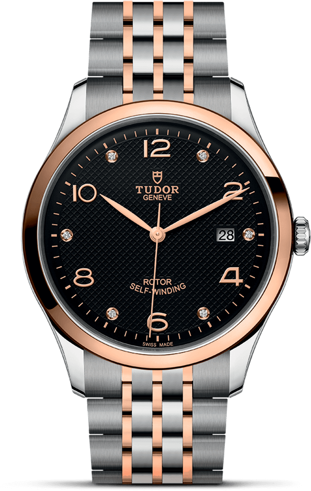 Tudor 1926 Rose Gold And Steel 41mm - Tudor 91650 0002 (900x1200), Png Download