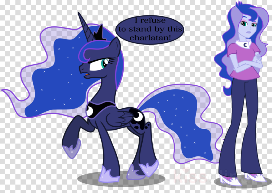 My Little Pony Equestria Girls Princess Luna Clipart - Princesa Luna De Armadura (900x640), Png Download