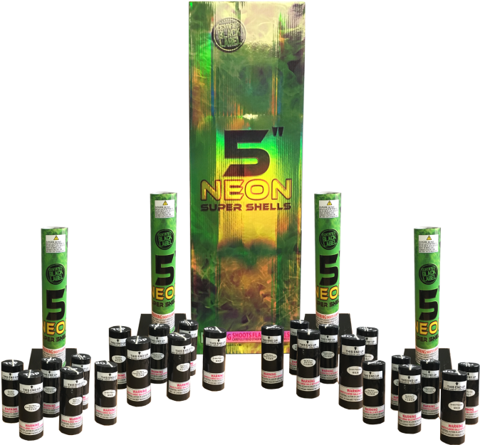 5 Neon Super Shells (854x640), Png Download