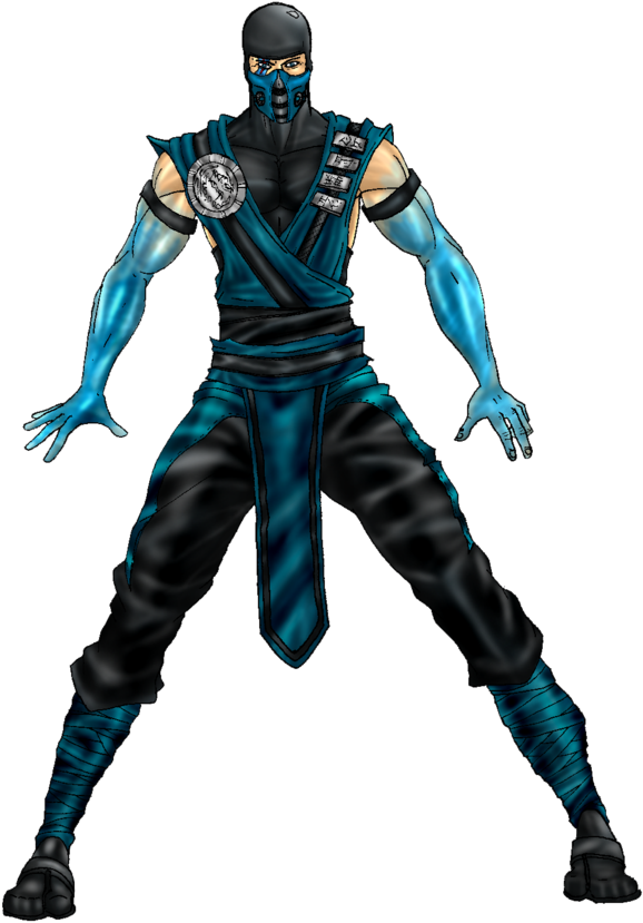 Sub Zero Mortal Kombat Deadly Alliance Concept (600x848), Png Download