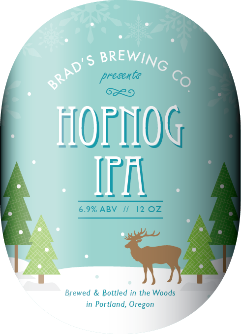 Beer Label With Necker - Label (490x677), Png Download