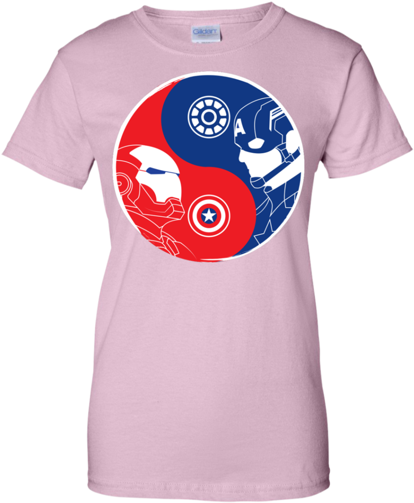 Red Vs Blue Civil War Spiderman T Shirt & Hoodie - Bunkieshop Black Horse - Black Horse T Shirt (1024x1024), Png Download