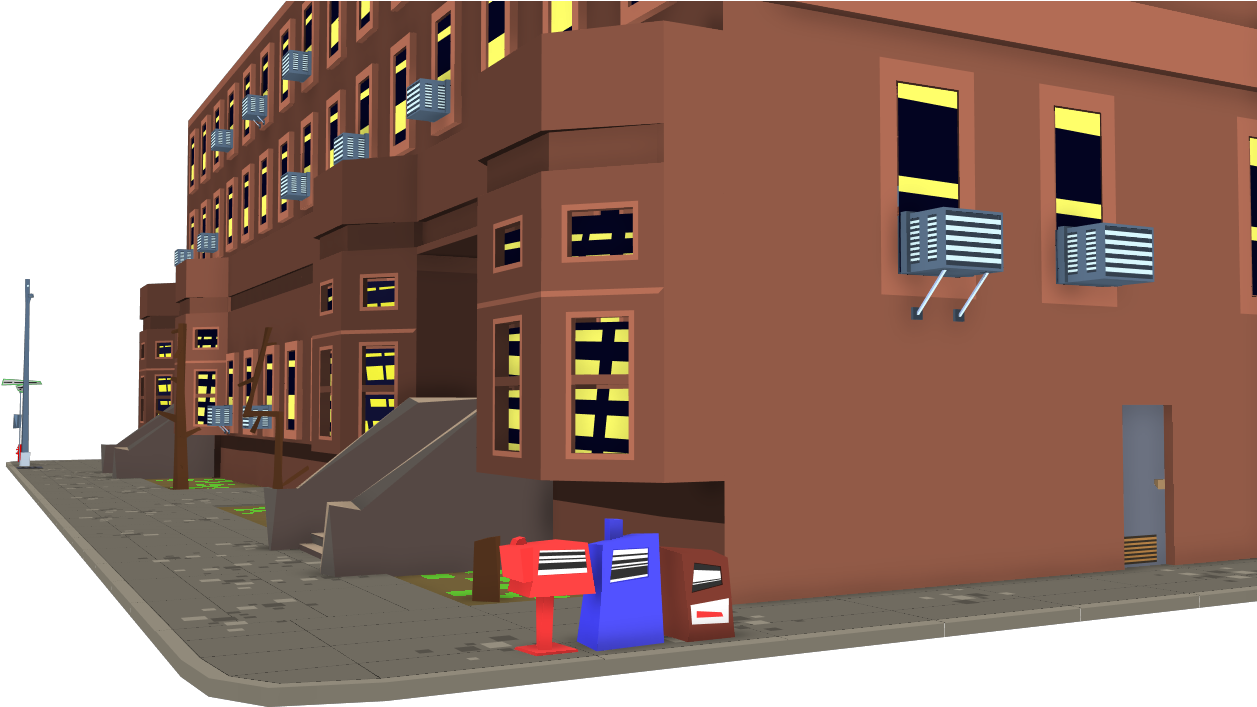 A Little Diorama Of A Building I Made - House (1280x720), Png Download